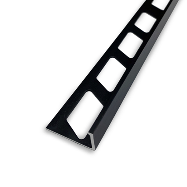 ARRET CORNIERE ALU NOIR 10MM